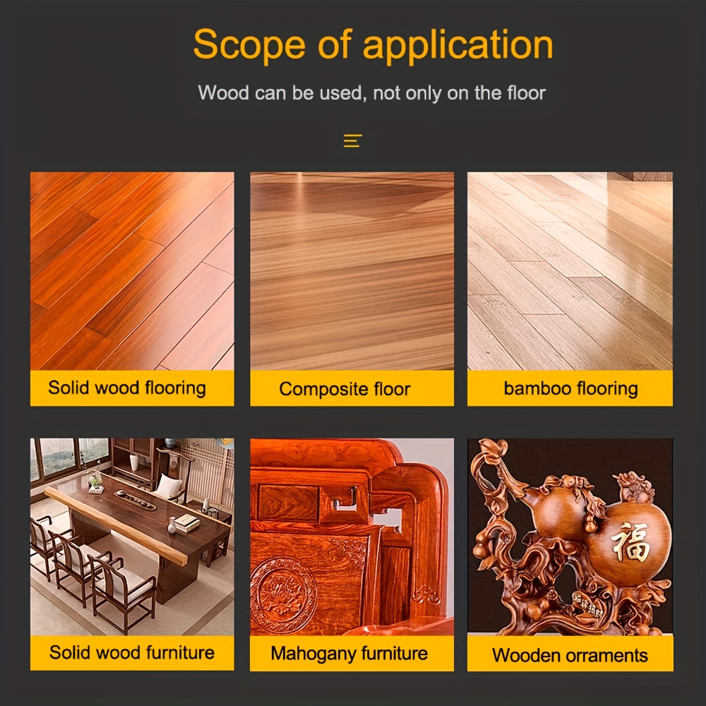  Esmalte de cera de abejas para muebles de madera y condimento  natural, protector de suelo de madera, limpiador de restauración, toallitas de  madera multiusos (2 unidades) : Salud y Hogar