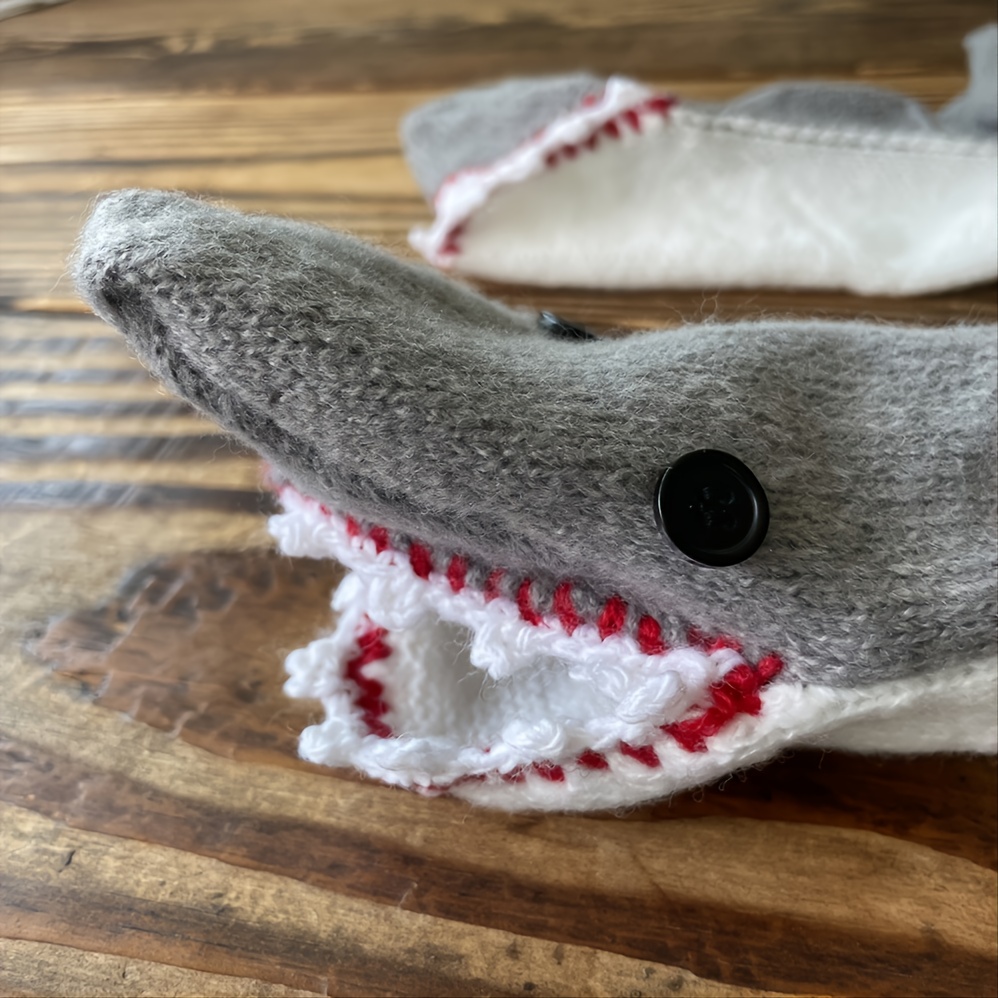 Fun Cozy Men's Shark Novelty Socks Autumn Winter - Temu