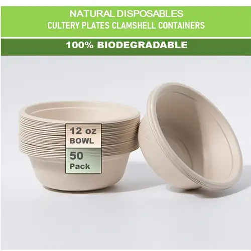 Disposable Bowls Round Plastic Bowls Dessert Bowls Soup - Temu