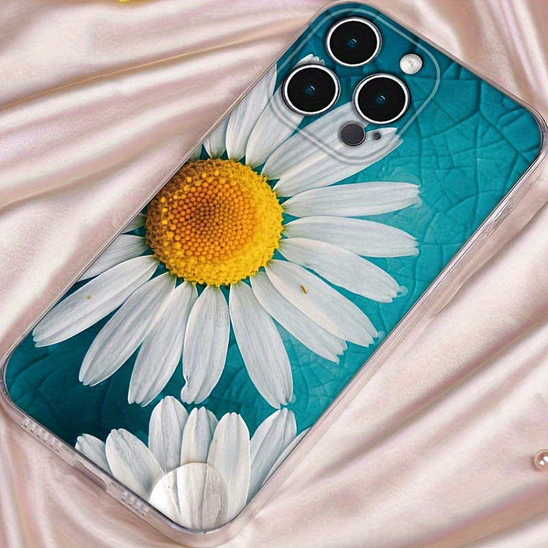

Little Daisy Flowers Transparent Phone Case For 15 14 13 12 11 Pro Max 15ultra 12mini Xr Xs X Xsmax 7 8 6 6s Plus Se2020/2022 Clear Shock-proof Fall-proof Protection Case Cover