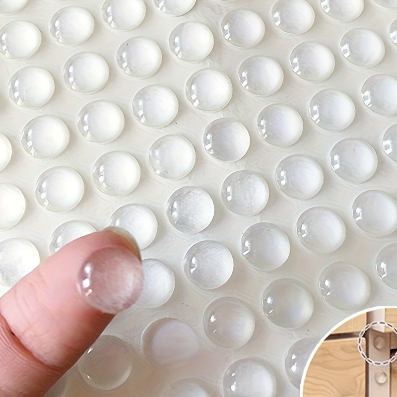 

/200pcs Self-adhesive Clear Rubber Feet Noise Dampening Pads, For Drawers Picture Frames Cupboard Door Stop