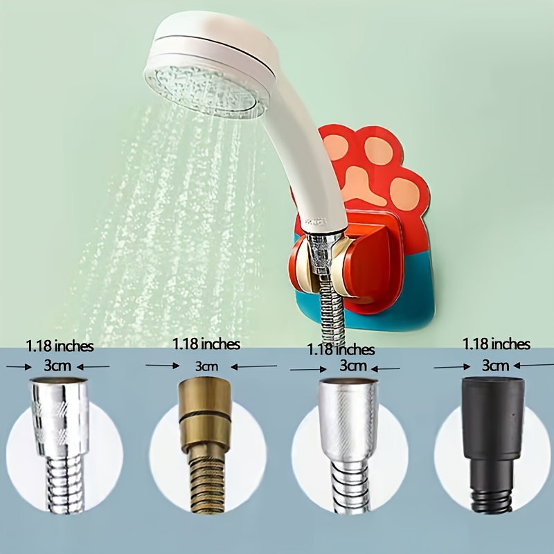 Abs Plastic Adjustable Handheld Shower Head Holder Shower - Temu