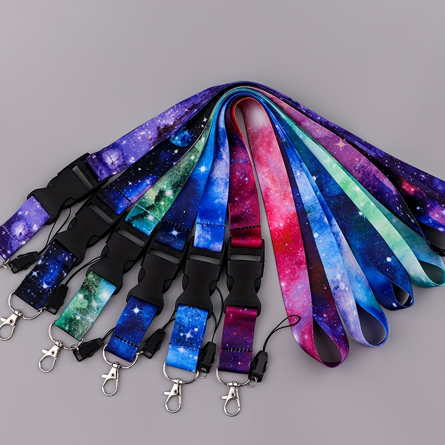 

Dmlsky 6pcs Set - Polyester Keychain, Id & Phone Holder Usb - Diy Hanging For Gym, & Accessories