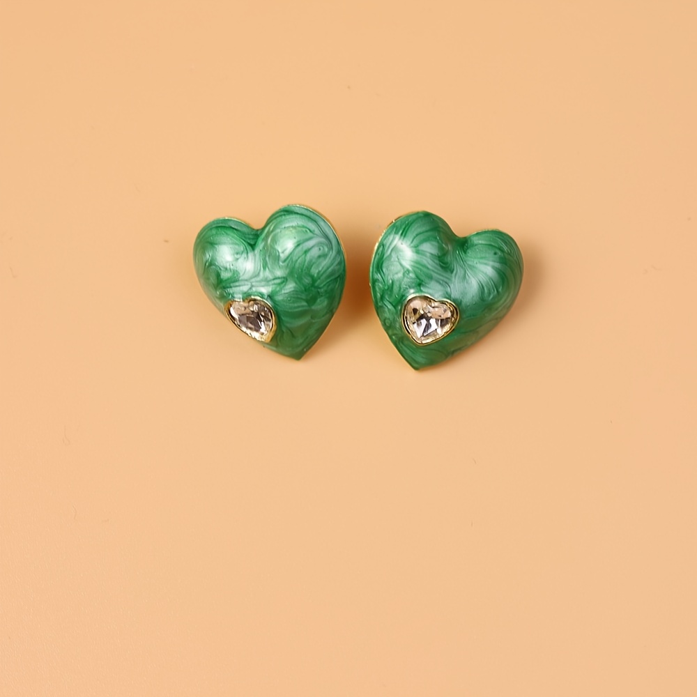 Earrings w/3D Heart