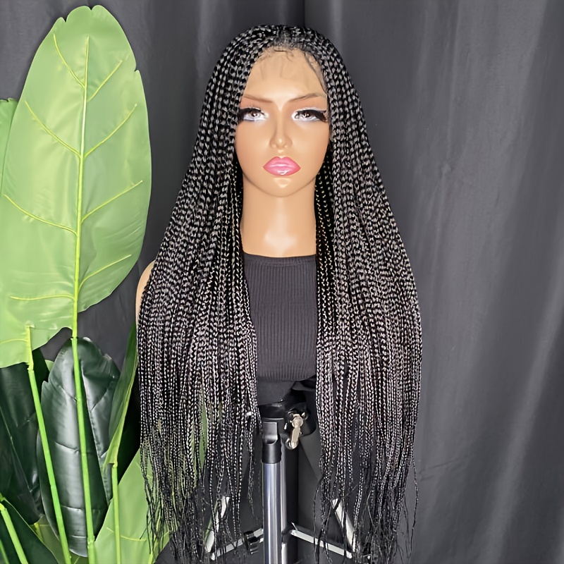 36 Inches Full Double Lace Knotless Box Braided Wigs -SuperNova Hair