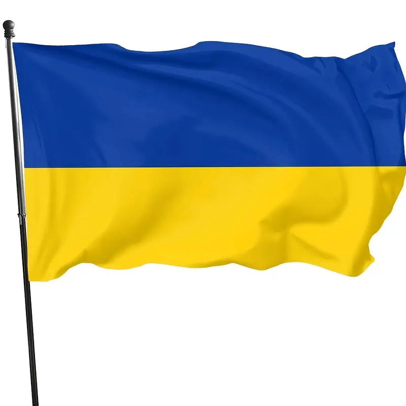 3ft X 5ft NUOVA Bandiera Ucraina 90x150cm 3x5ft Blu Giallo UA UKR Bandiera  ucraina in poliestere