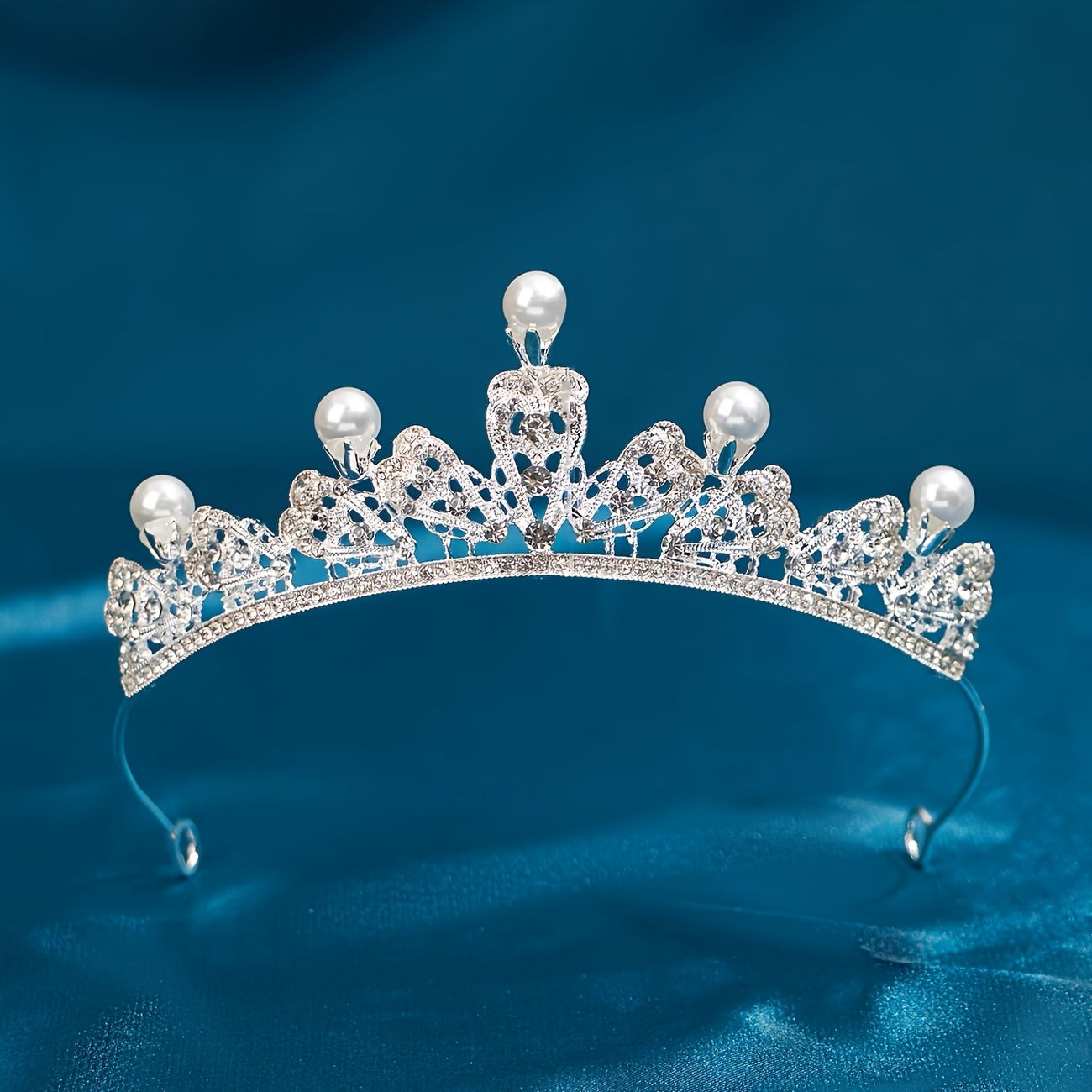 Vintage Baroque Crystal Crown Tiara Diadem Princess Rhinestone Crowns And  Bridal Hair Jewelry Wedding Hair Accessories 1pc | Today's Best Daily Deals  | Temu