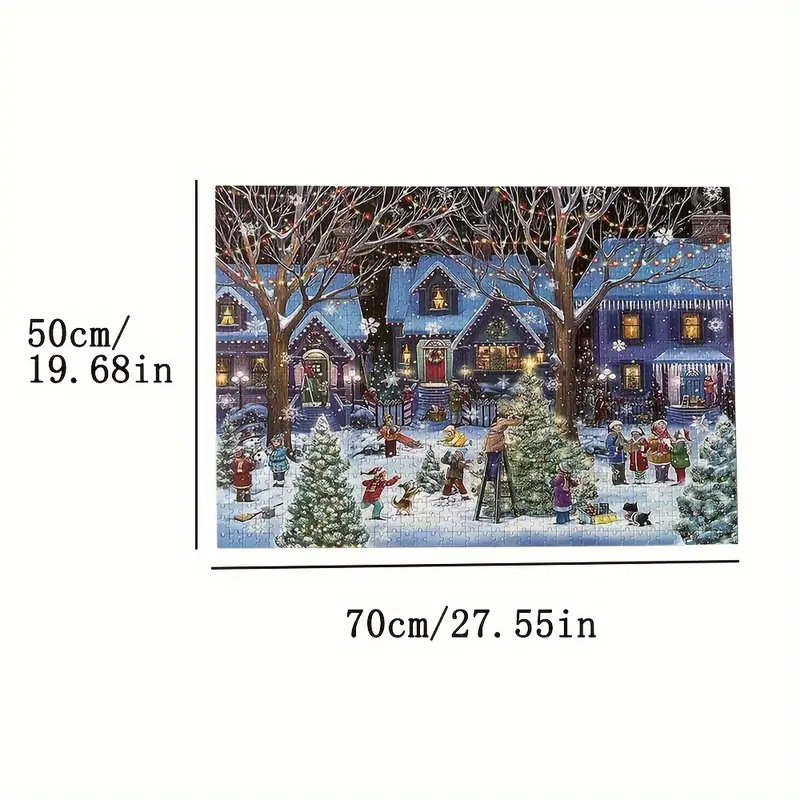 New Jigsaw Christmas Jigsaw Puzzle High Difficulty Paper - Temu
