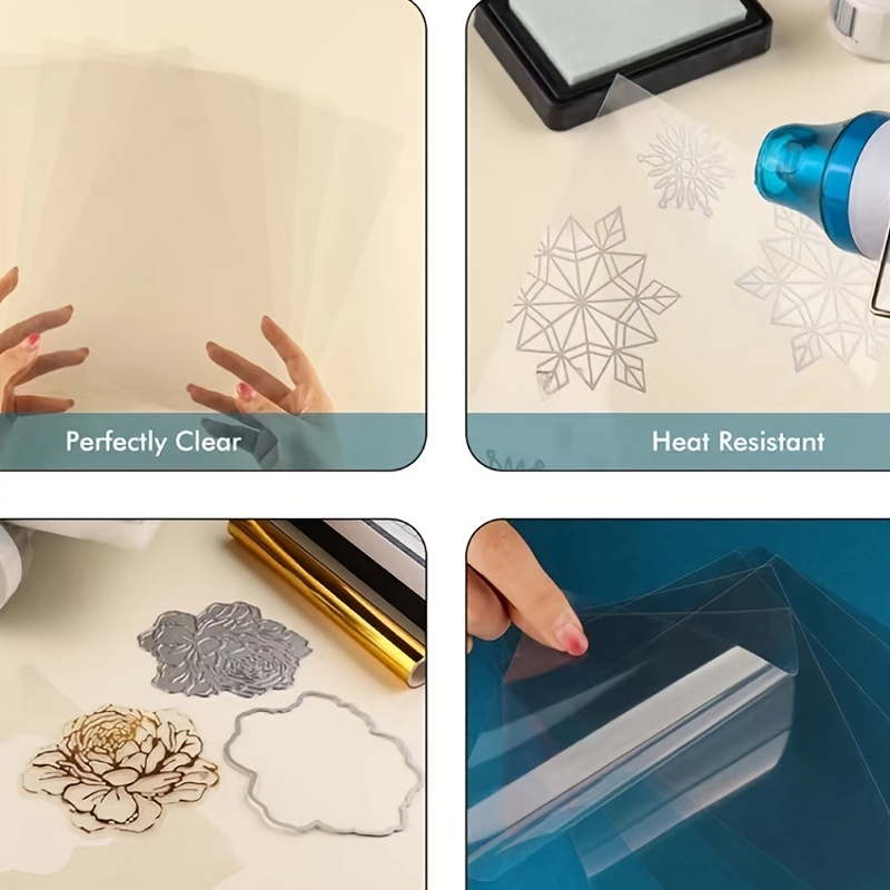 

10pcs Clear Pvc For Diy Scrapbooking, & - Plastic Craft Supplies