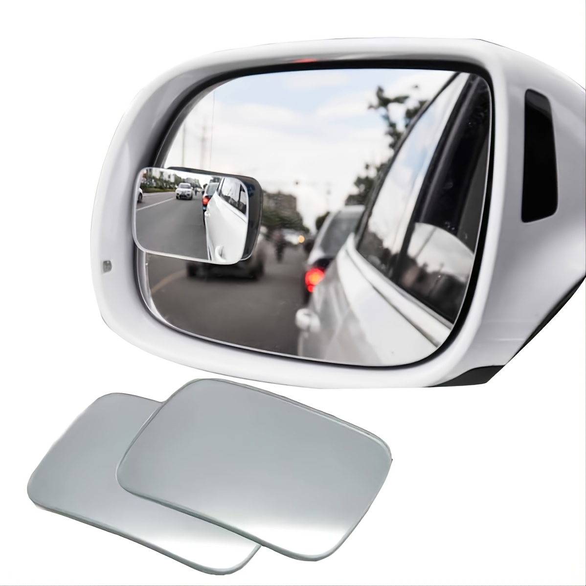 Adjustable Car Blind Spot Mirror Baby Mirror 360 Degree - Temu