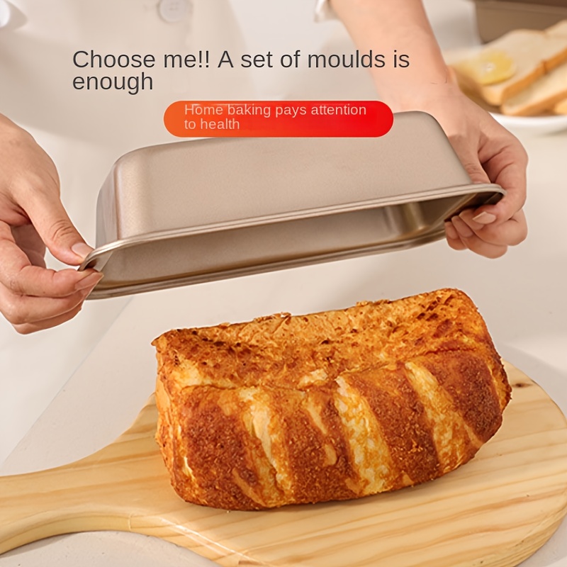 CHEFMADE Bread Loaf Pan, Nonstick Meatloaf Small Pan, 3.1 x 5.8, Set of 2