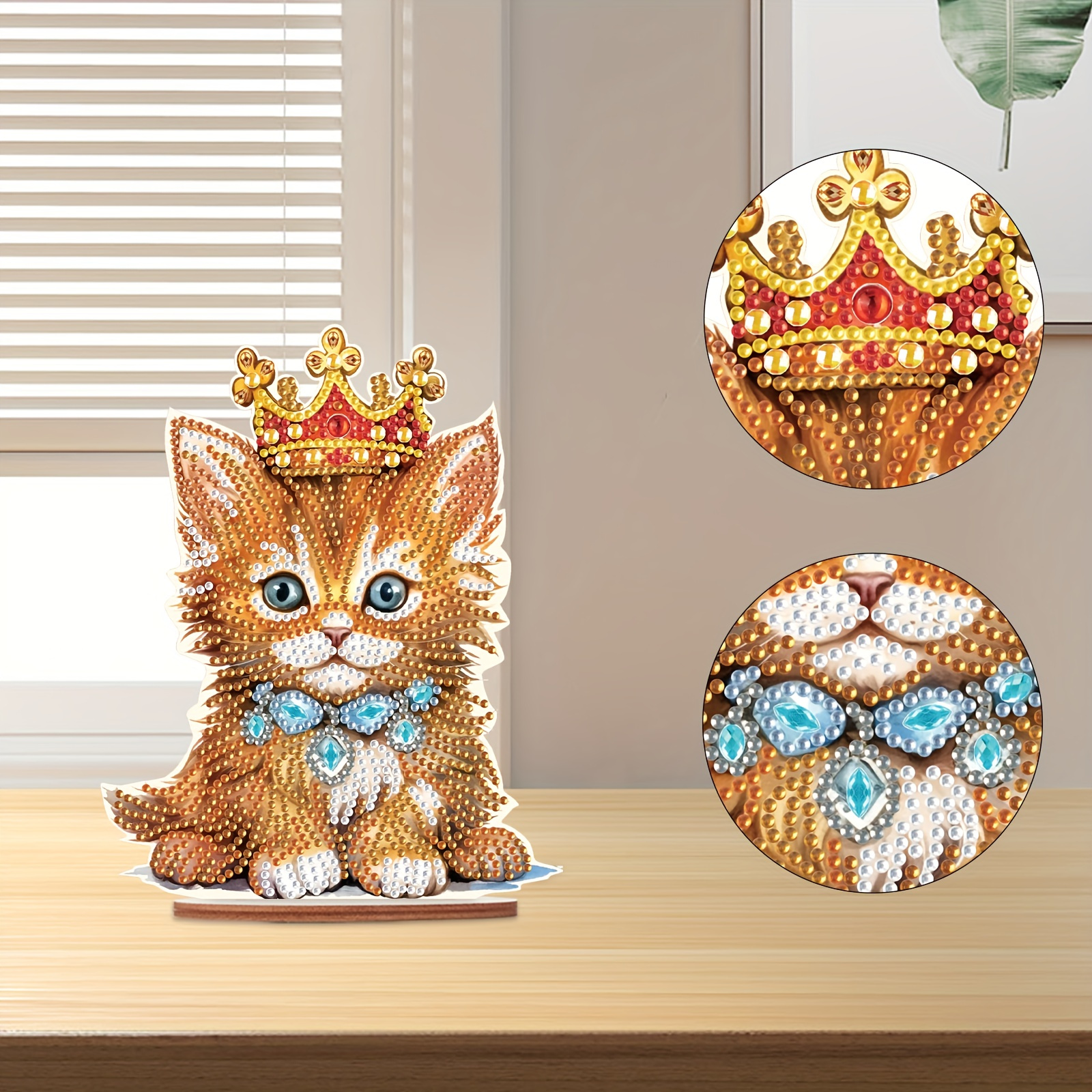 5D Diy Diamond Painting Kits Cat By The Window Diamond Art Animals