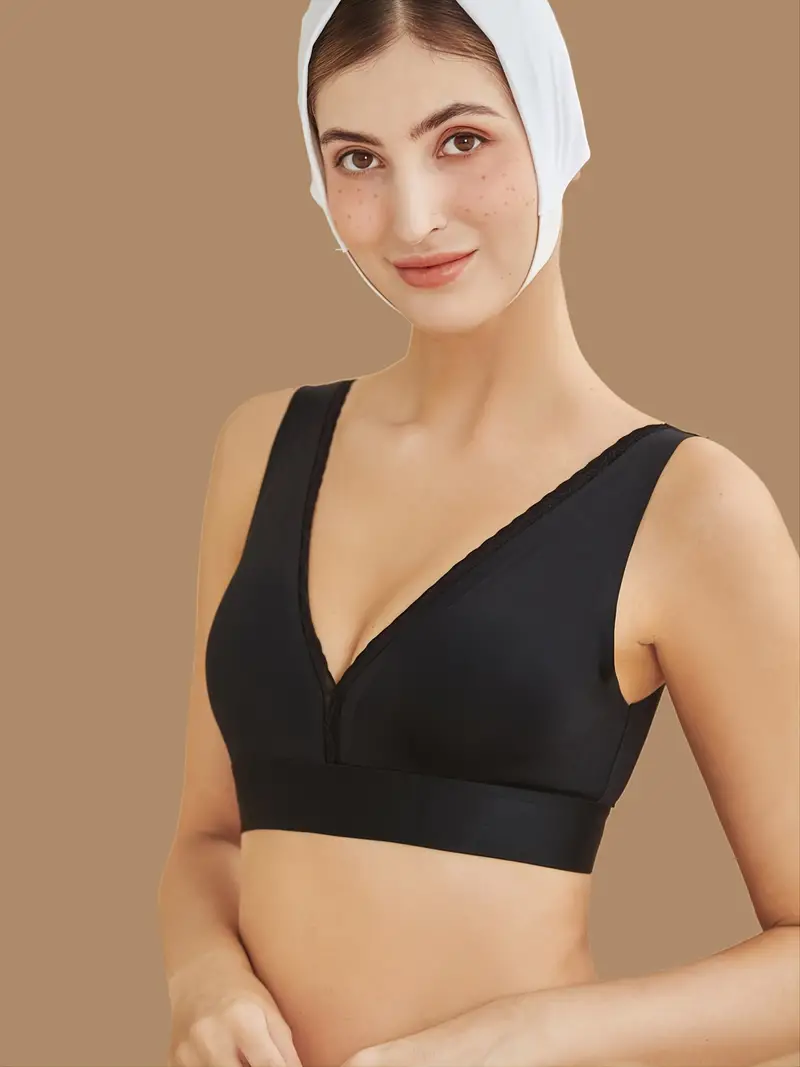 Buy NanoEdge Present Women Crop Top V Neck Bra Bralette Vest