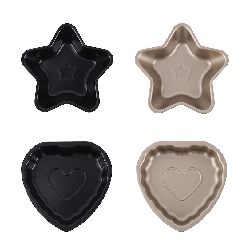 Small Heart Star Shaped Birthday Cake Mold - Temu