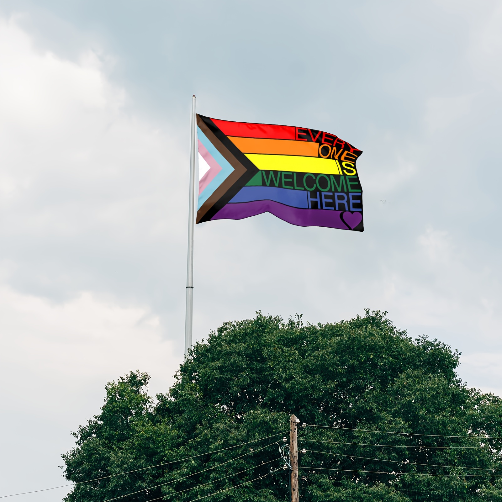 Progress Rainbow Pride Flag 3x5FT 90X150cm Drapeaux Arc-en-ciel Tout Le  Monde Est Le Bienvenu Ici Tout Le Monde Est Le Bienvenu Ici Drapeaux Arc-en- ciel Pour La Gay Pride - Temu Belgium