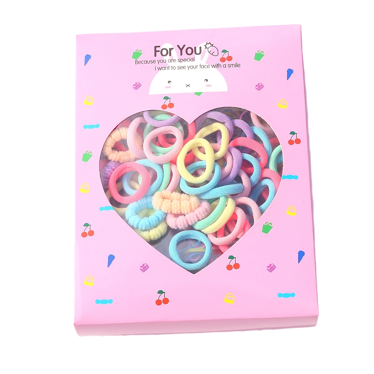 Temu 74pcs-2160pcs Children's Jewelry, Princess Hair Ties + Hair Clips, Gift Boxes for Girls, Hair Accessories Sets,$2.59,free returns&free ship,Plastic