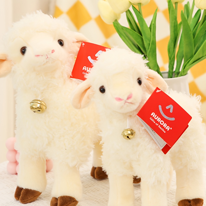 Adorable White Lamb Plush with Tulip Flower - Soft Stuffed Sheep Toy – Plush  toys, plushies and squishies. –