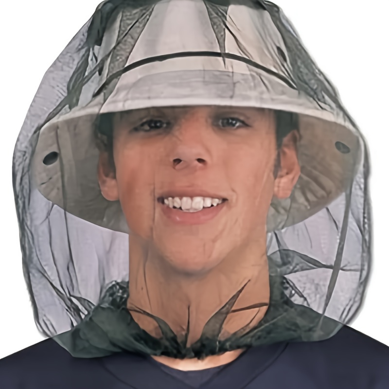 

Outdoor Cap, Anti Mosquito Insect Garden Beekeeping Hat, Camping Bug Mesh Head Net Face Protector Hats
