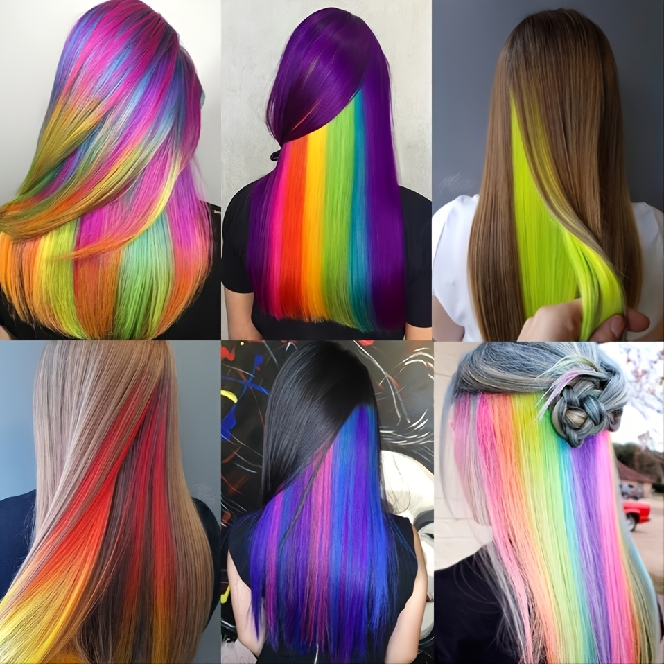 One Piece Gradient Silk Hair Piece Tissued Wig High Temperature