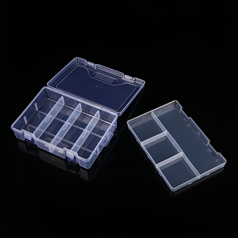 Large Capacity Double Layer Transparent Jewelry Storage Box