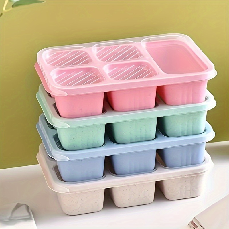 Torven 2er Set Snackboxen - 8-Fach & 4-Fach Mit Deckel & Griff