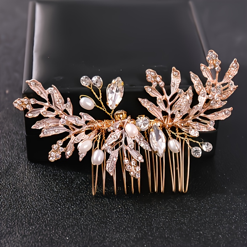 Bridal Vintage Headpiece Crystal Hair Comb
