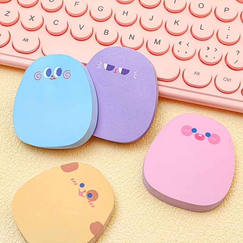 60 sheets cute cartoon color note student sticky note message paper 0