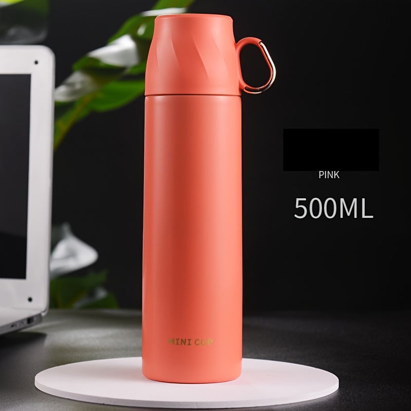 Insulated Water Bottle-Stainless Steel Vacuum Coffee Cup with Handle,Flask Double Walled Sport Travel Mug with Leakproof Lid,keep Hot & Cold 12