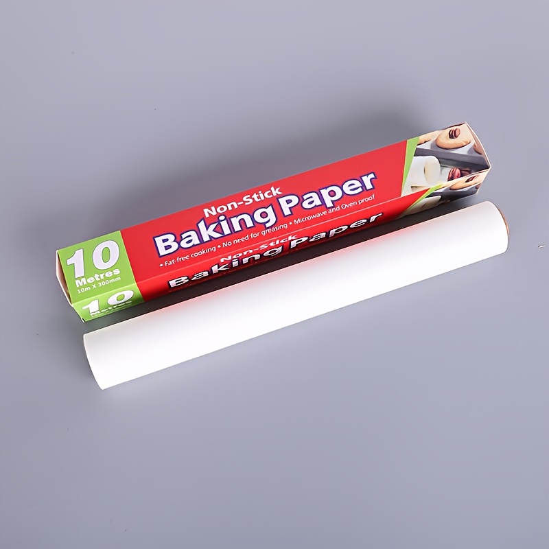 1 Roll Baking Paper Kitchens Unbleached Parchment Paper Roll - Perfect For Air Fryer & Steamer