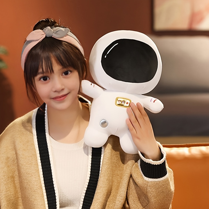 Image of 35cm/13.77in Explorer Astronaut Plush Toy Stuffed Spaceman With Helmet For /stem Play