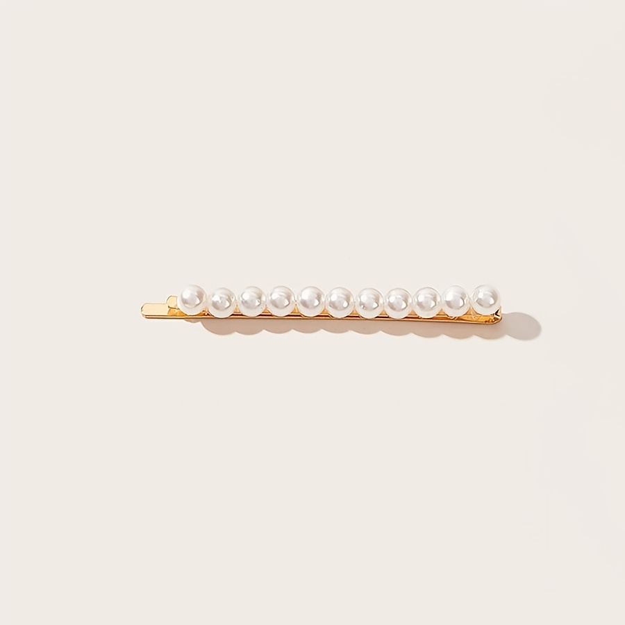 Pearl Zircon Sparkling Hair Clip Set