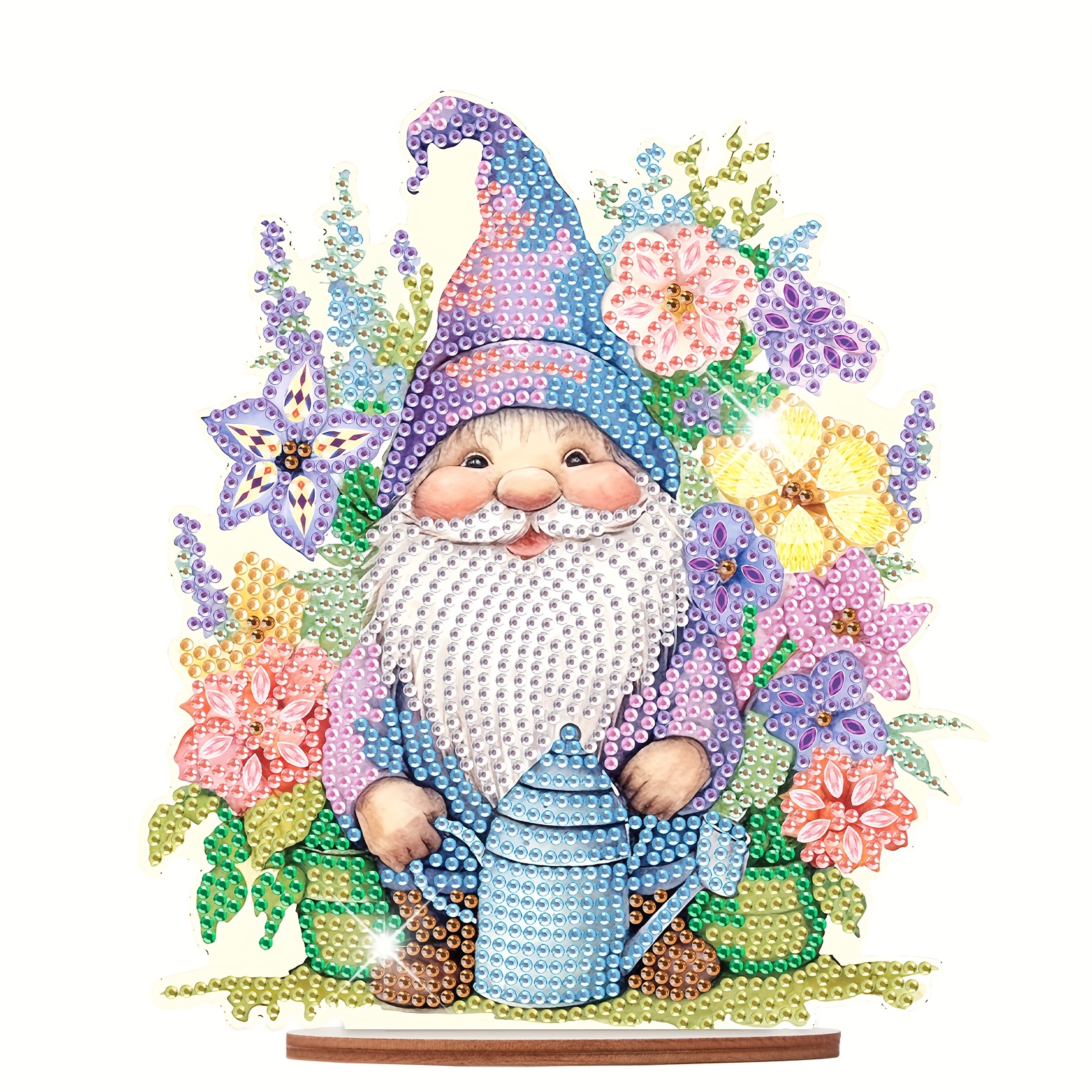 Gnomes Diamond Painting Kits For Adults -bees Sunflower Dwarf 5d Artificial  Diamond Art Kits For Adults Beginner, Diy Full Diamond Artificial Diamond  Dots Paintings With Artificial Diamonds Gem Art And Crafts For