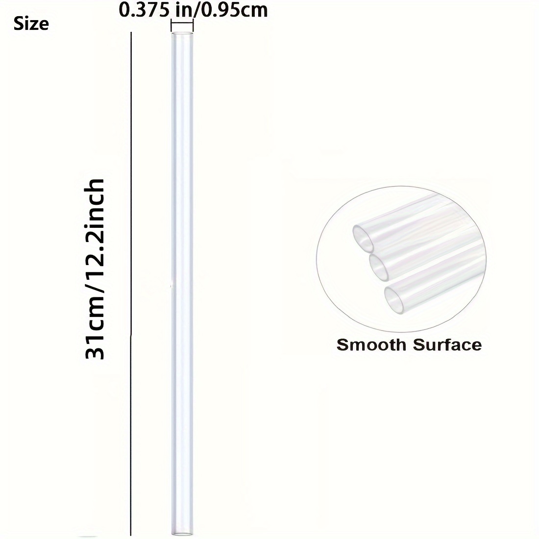 Reusable Durable Clear Plastic Straw - For Stanley Tumbler Cup - Temu