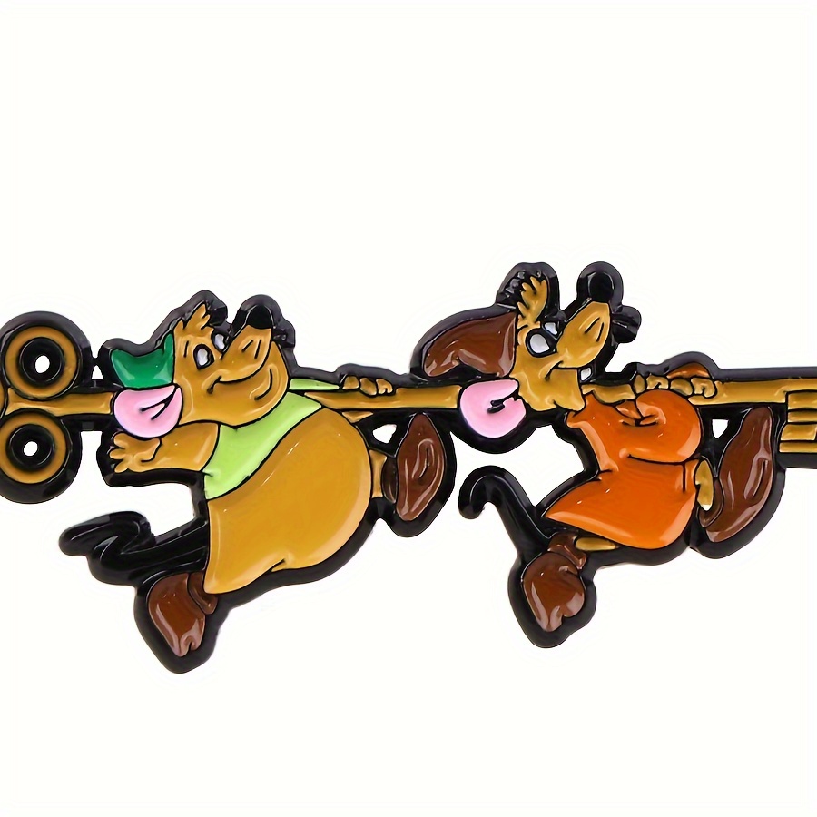 

Enamel Pin: Cute Lapel Pins For Women's Brooches - Fashion Accessories With Deep Brown Color