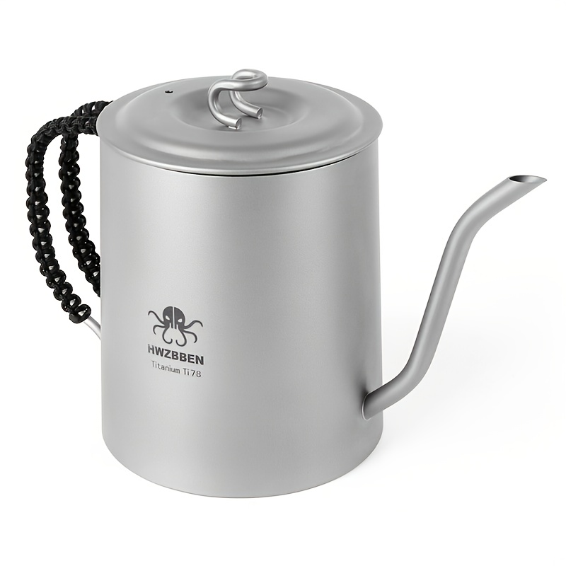 Hwzbben Pure Titanium Outdoor Kettle Lightweight And Durable - Temu