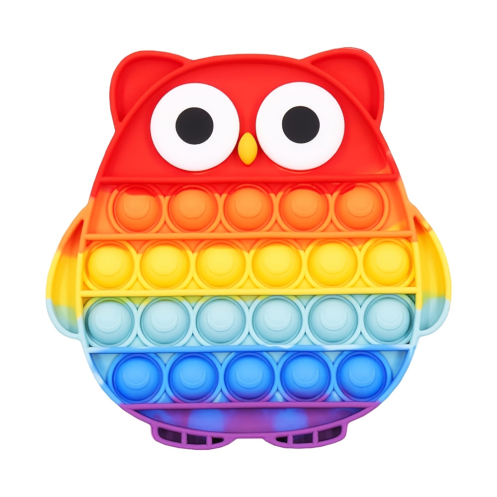 Antistress toy POP IT (rainbow square) 