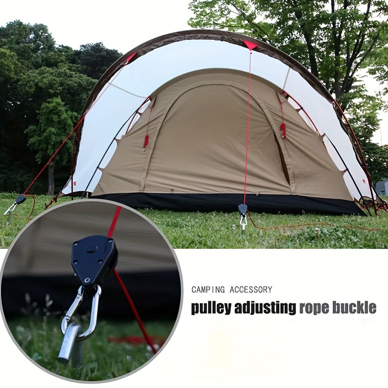 4M/5M Tent Pulley Tent Wind Rope Camping Tent Rope Canopy Binding