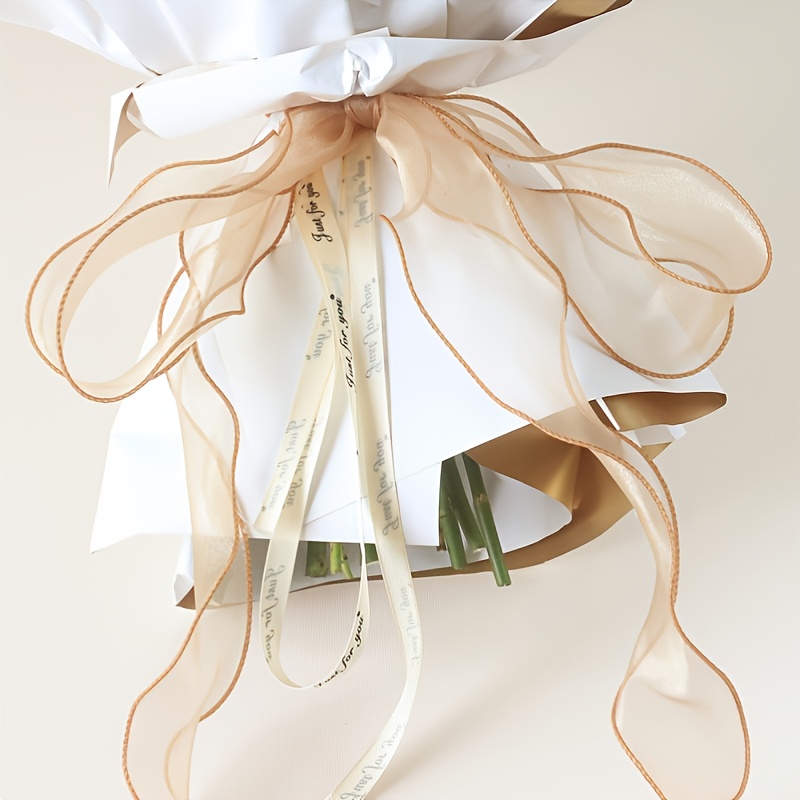 Fishtail Yarn Gift Ribbons For Flowers Bouquet Packaging ( - Temu