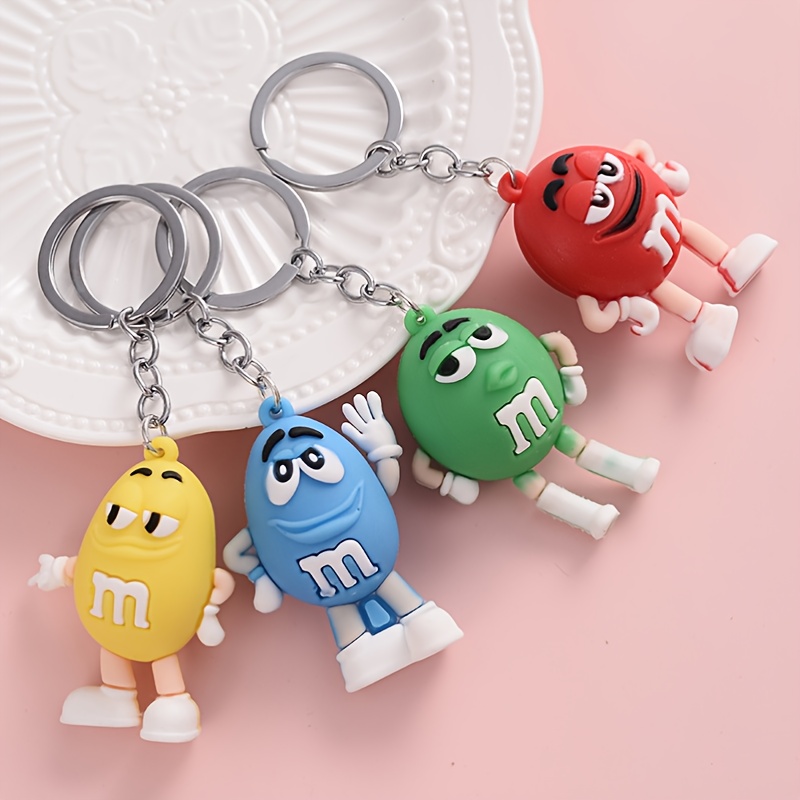 1pc Cartoon Chocolate Bean Wallet Keychain Coin Purse Keychain Mini Pocket  Car Key Case Pendant Couple Lovers Jewelry Bags Charm - AliExpress