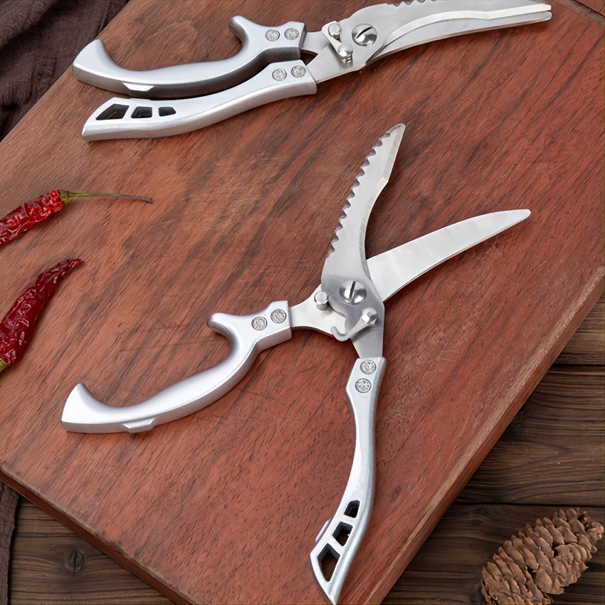 Kitchen Scissors Shears Meat Poultry Cutter Stainless Steel Multi Purpose  Tool