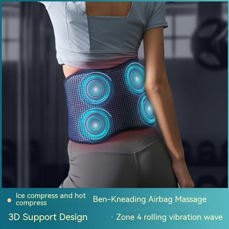 Electric Lumbar Massager Lumbar Vibrating Cushion Heated - Temu Philippines