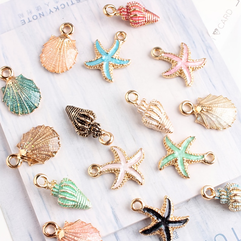Marine themed Wooden Decorations Starfish Assorted Shells - Temu