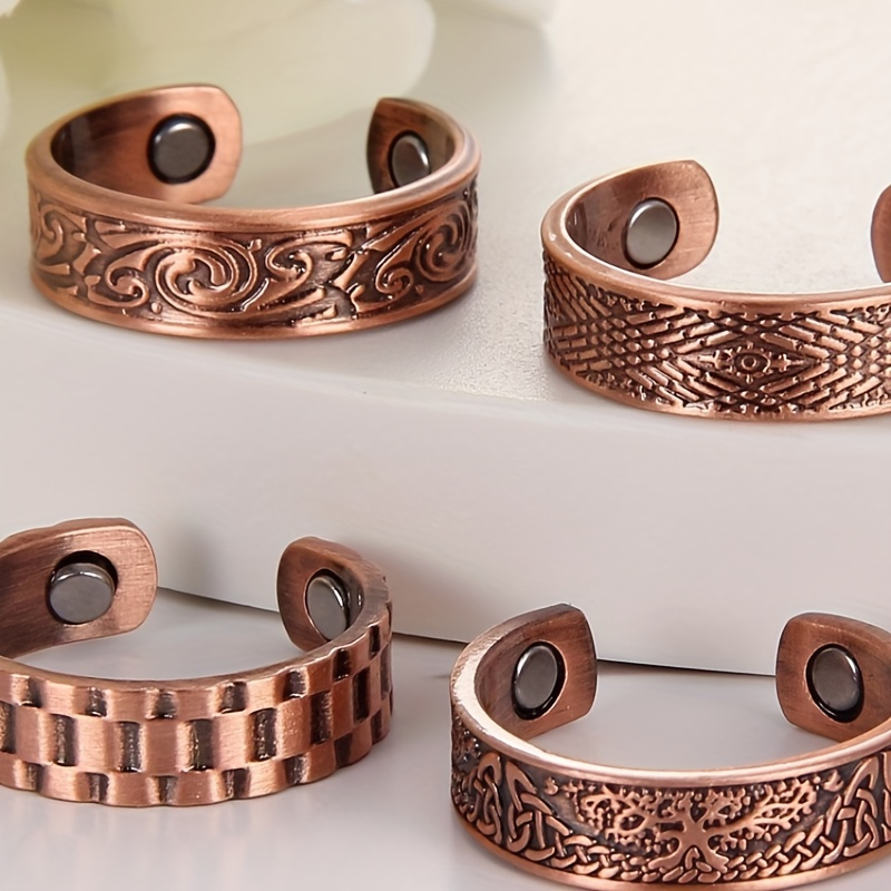 

4pcs Copper , Unisex , Health & Home Accessories, Titanium & Alloy, Perfect Gift For Christmas