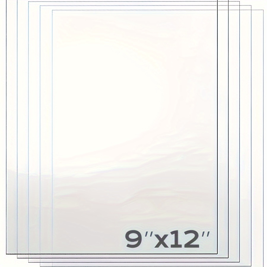 3-Pack Clear Acrylic Sheets 6x8 Inches, 1mm Thick - Shatter Resistant, DIY Picture Frame Glass 1 thumbnail image