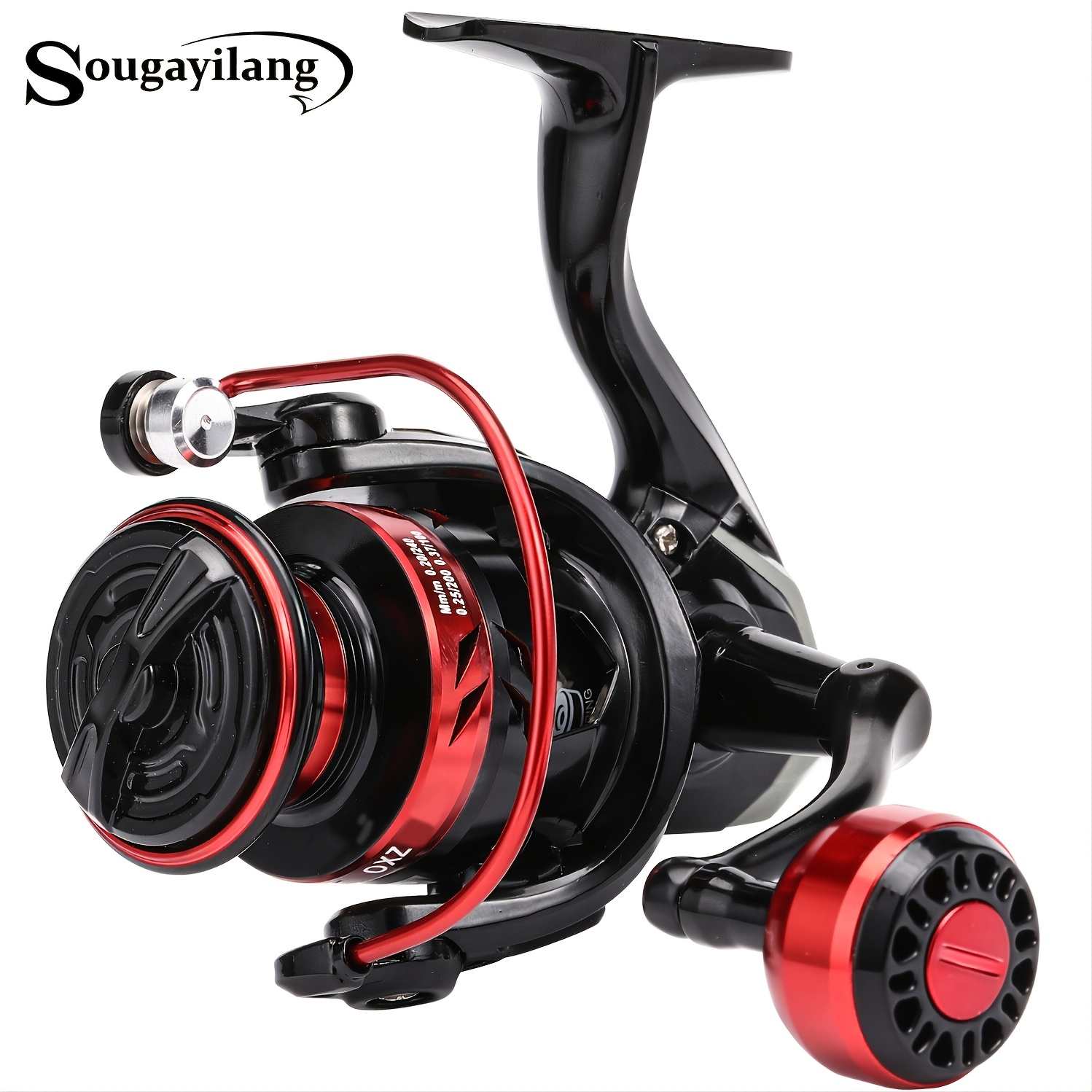 Sougayilang Ultralight Spinning Reel for Saltwater and Freshwater Fishing -  Smooth and Durable Fishing Wheel