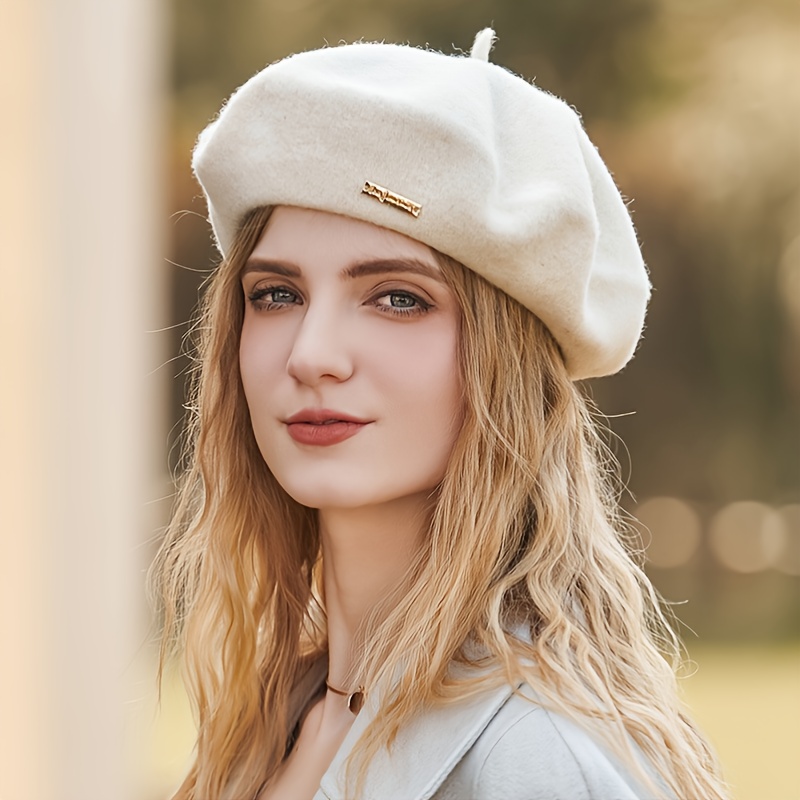 Chapeau De Laine Hiver Béret Femme