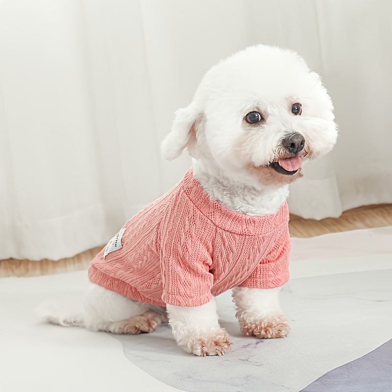 Dog Sweaters for Small Dogs Winter Warm Puppy Clothes Cute Dog