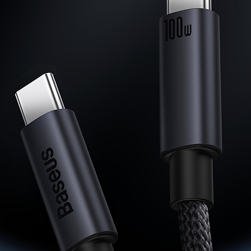 

1pc Baseus Minimalist Series Fast Charging Data Cable Type-c To Type-c 100w