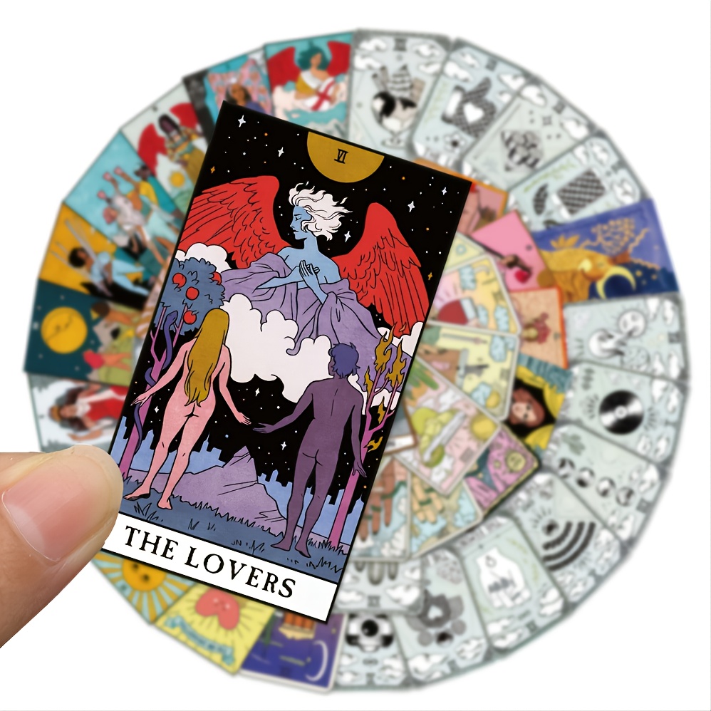 Tarot Card Sticker Pack 50pcs