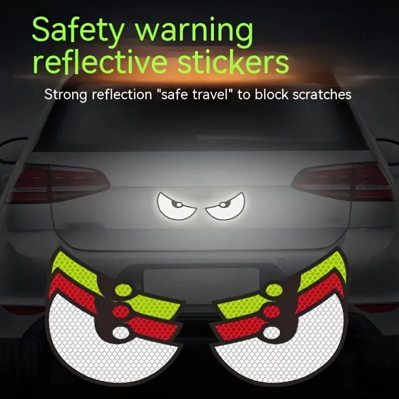 Reflective Car Stickers Improve Your Vehicle's Visibility - Temu